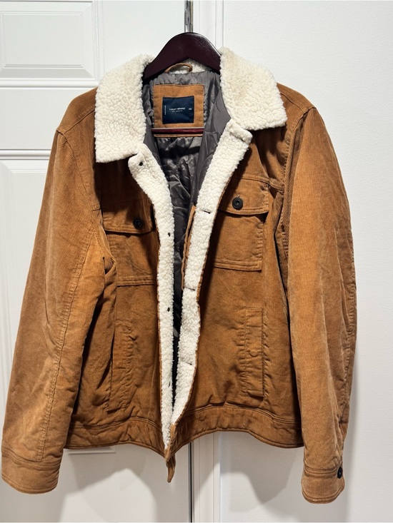 Lucky Brand Other - Men's Brown Sherpa-Lined Corduroy Jacket